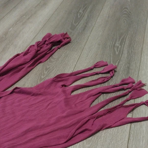 West Loop Vibrant Pink Scarf - Picture 9 of 10